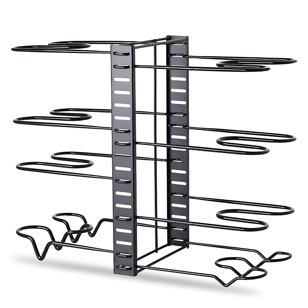 Organizador Azak® para Panelas e Tampas – Ajustável, Compacto e com 20% OFF