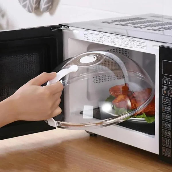 Tampa Anti-Respingos para Micro-ondas e Forno com Saída de Vapor | Azak®
